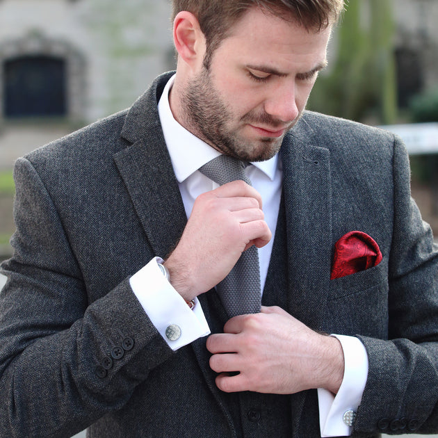 mens wool tie