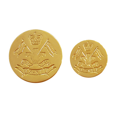 TYLER & TYLER Blazer Buttons 9th 12th Lancers Large and Small