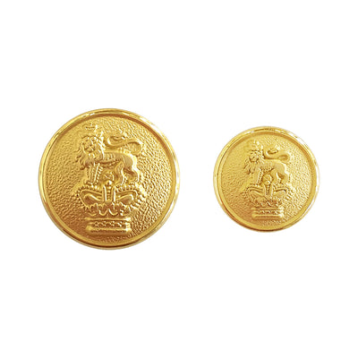 TYLER & TYLER Blazer Buttons Lion and Crown Large and Small