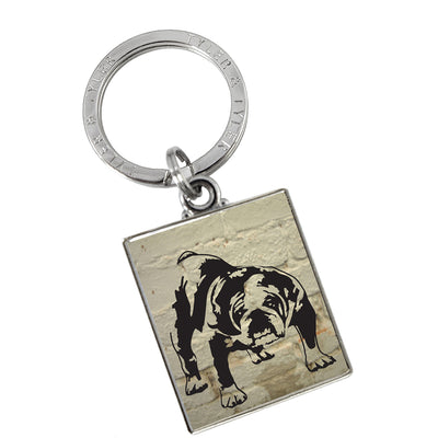 TYLER & TYLER Metal Key Ring Barry Bulldog