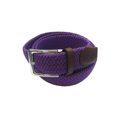 TYLER & TYLER Purple Woven Belt