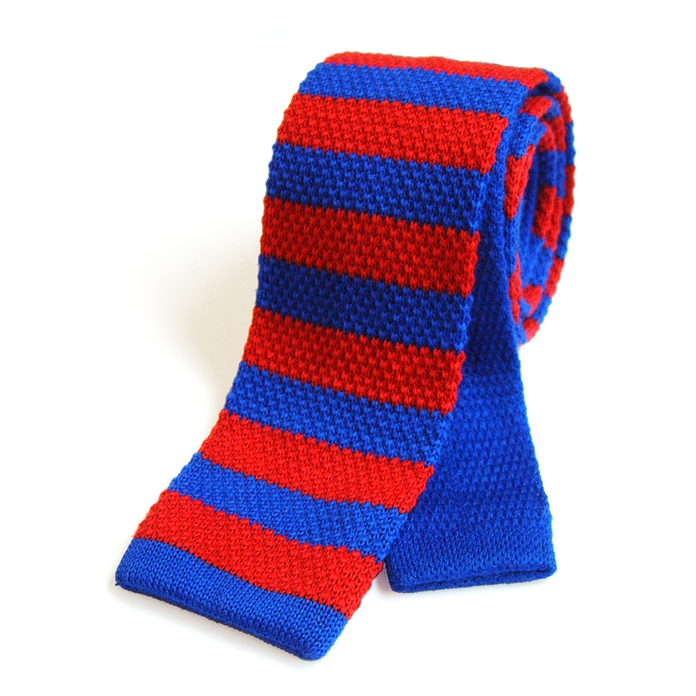 Slhspencer Knit Wool Tie Cravatta Uomo In Lana - Larghezza 7 Cm, Colore A Maglia