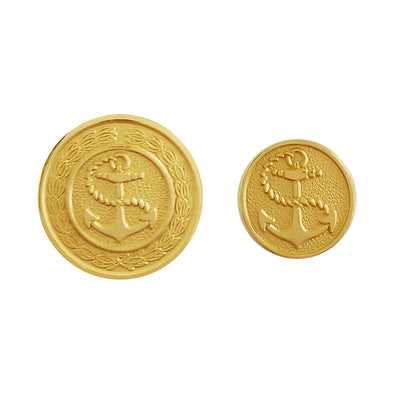 TYLER & TYLER Blazer Buttons Anchor Large and Small