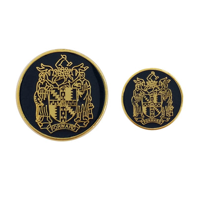 TYLER & TYLER Blazer Buttons Birmingham Coat of Arms Enamel Large and Small