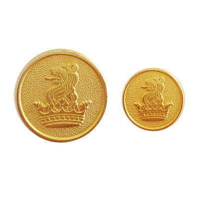 TYLER & TYLER Blazer Buttons Lion and Coronet Large and Small