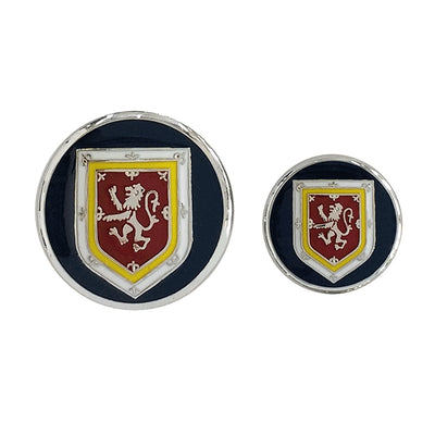 TYLER & TYLER Blazer Buttons Scottish Lion Large and Small