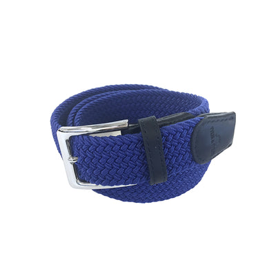 TYLER & TYLER Blue Woven Belt
