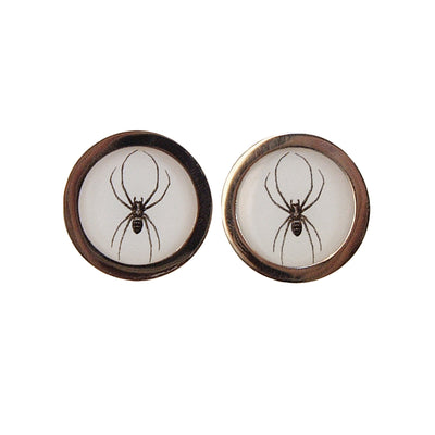 TYLER & TYLER Capsule Two-Tone Cufflinks Spider Front