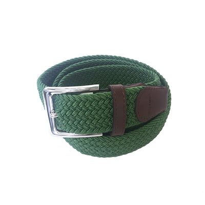 TYLER & TYLER Green Woven Belt
