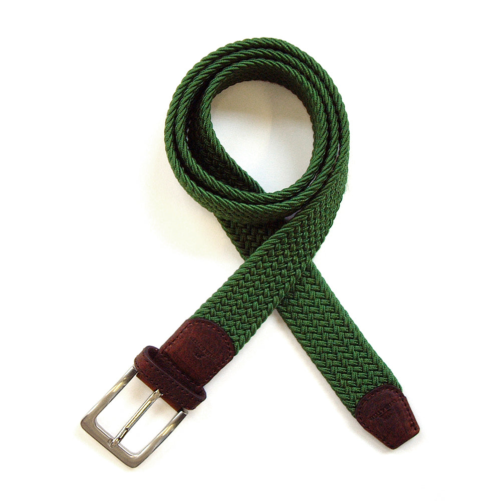 TYLER & TYLER Green Luxury Men's Woven Belt – TYLER and TYLER