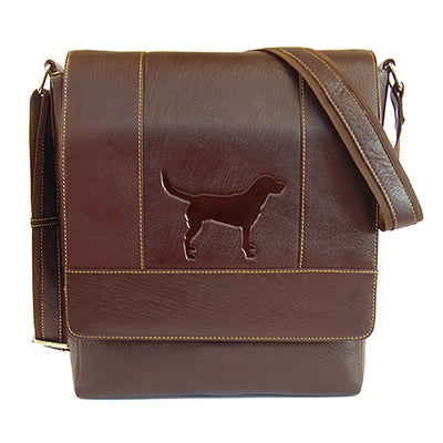 TYLER & TYLER Luxury Real Leather Messenger Bag Labrador