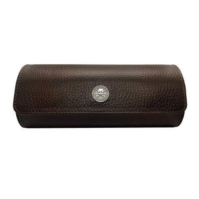 TYLER & TYLER Luxury Real Leather Cigar Case Carpe Diem