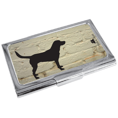 TYLER & TYLER Metal Business Card Holder Labrador