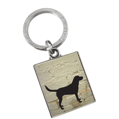 TYLER & TYLER Metal Key Ring Labrador